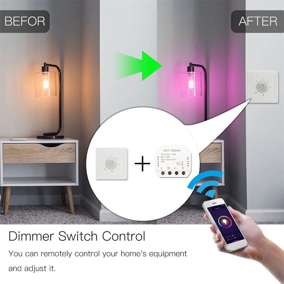 Moes Smart WiFi Dimmer Switch