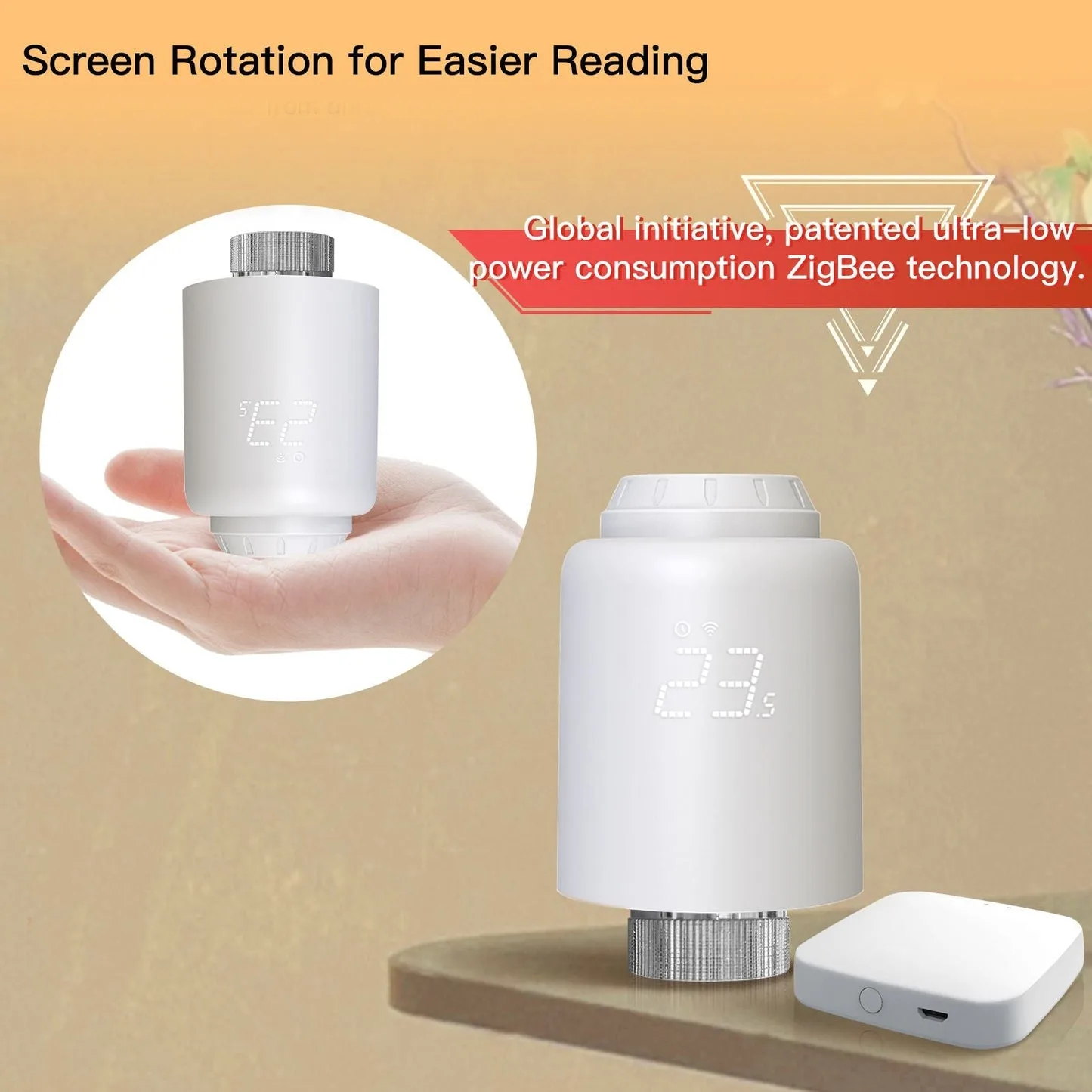 Moes Zigbee Smart Thermostat TRV